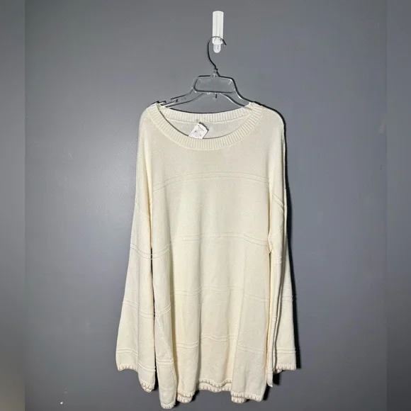 NWT SABLYN Eve Cotton Cashmere Blend Sweater Dress Size Large - Picture 6 of 7